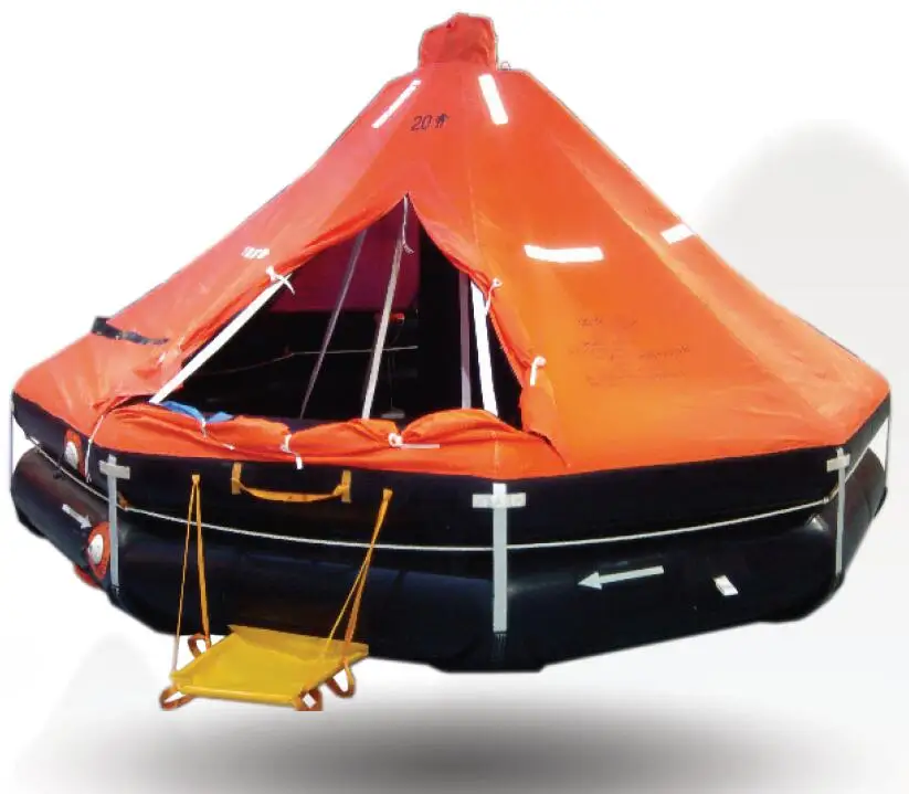 СОЛАС Давид запущенные надувные спасательные плоты KHD-15 для возраста от 12 до 35 человек с днв гл ЕК мед CCS сертификат