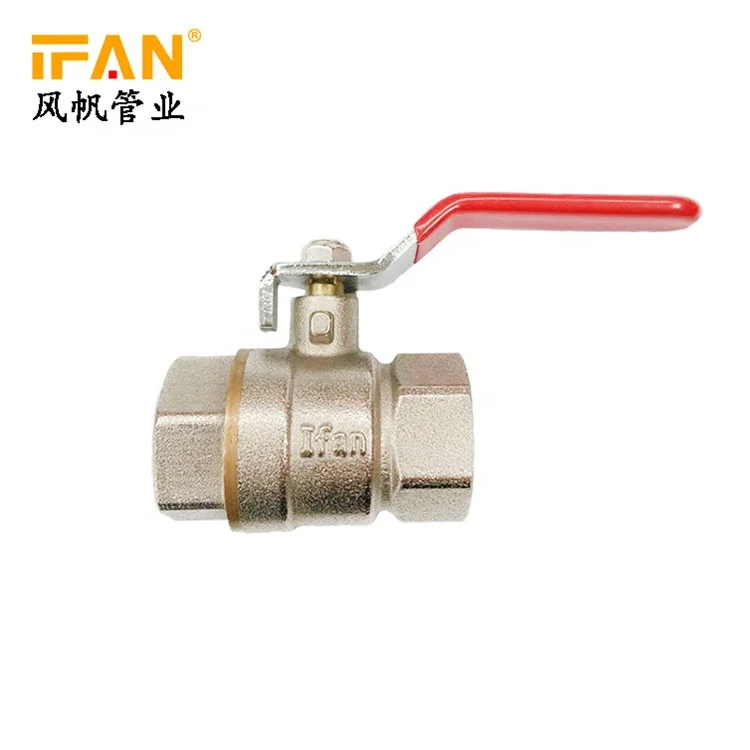 China Forge Brass Ball Valve 1/2 Inch Pressure Control Valve Price Butterfly Safety Gate 1in Factory