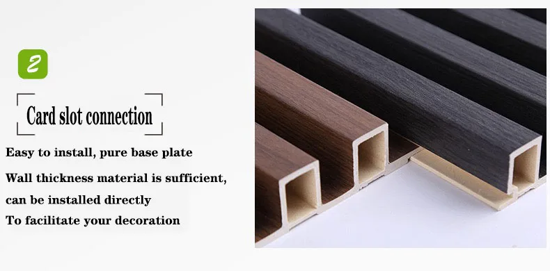 Great Wall Panel Interior Decoration Classic Wpc Bamboo Fiber Fluted ...