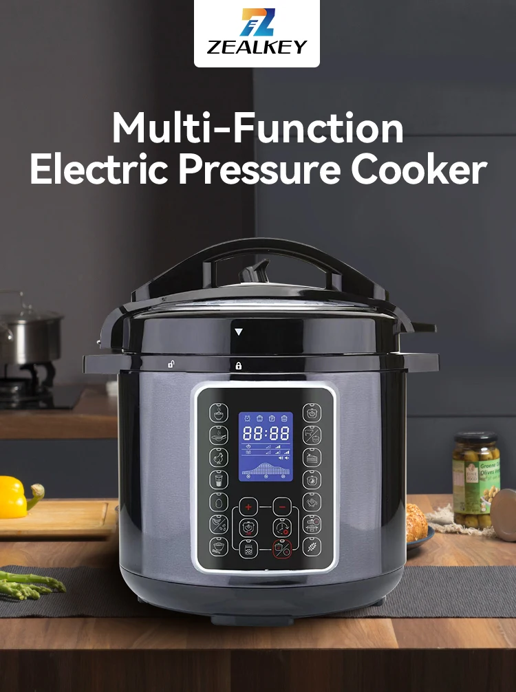 Multi-functional Cooker Ceramic Coating Inner Pot Available Electric Pressure Cooker with CE/ETL