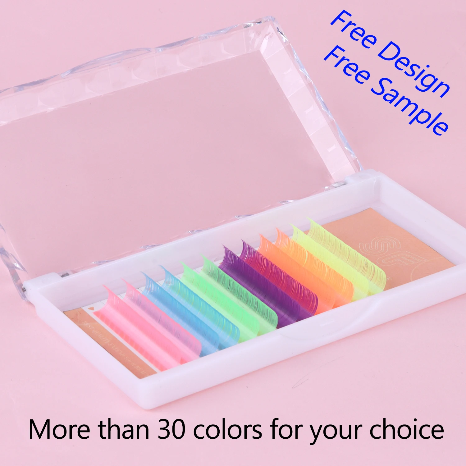 Шелковые объемные мягкие темные шелковые матовые ресницы для наращивания, поставщик, частная торговая марка, оптовая продажа кашемировых ресниц для наращивания