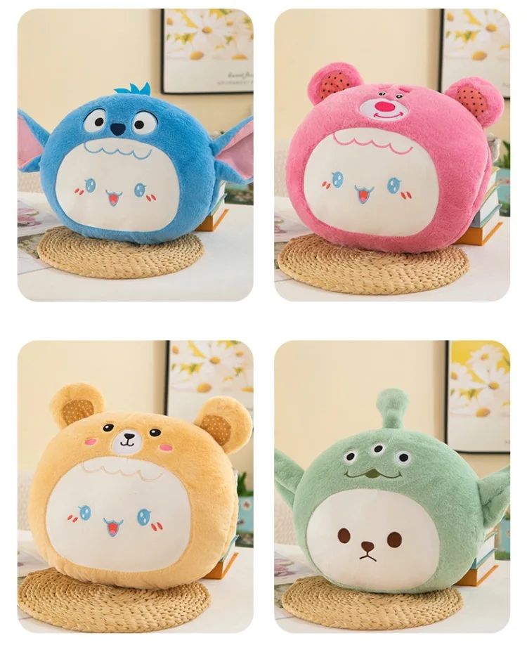 Kids Cute Gift Winter Cartoon Plush Suho Hand Pillow Hand Warmer, Weak Hero Class 1 Arm Pillow, Children's Gift