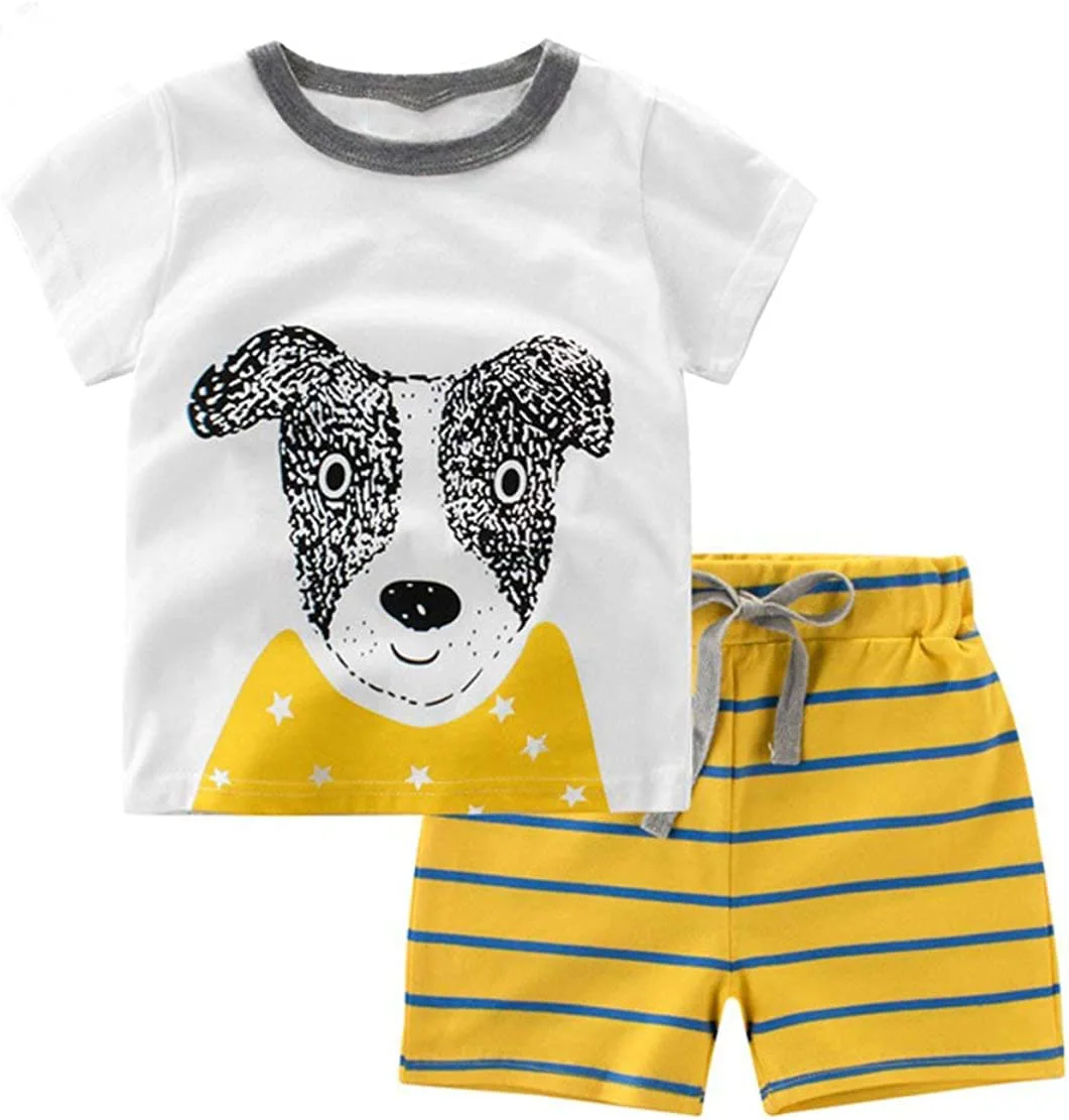 Toddler Boys Pajamas 100 Cotton Summer Pjs For Boy Jammies Dinosaur