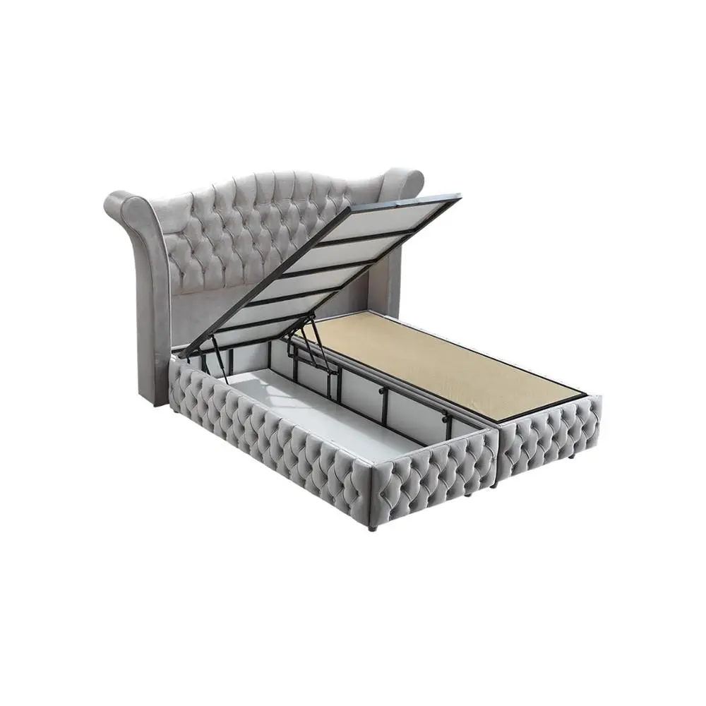 Luxury Bedroom Set With Bed Headboard Mattress Wardrobe Dresser Bed