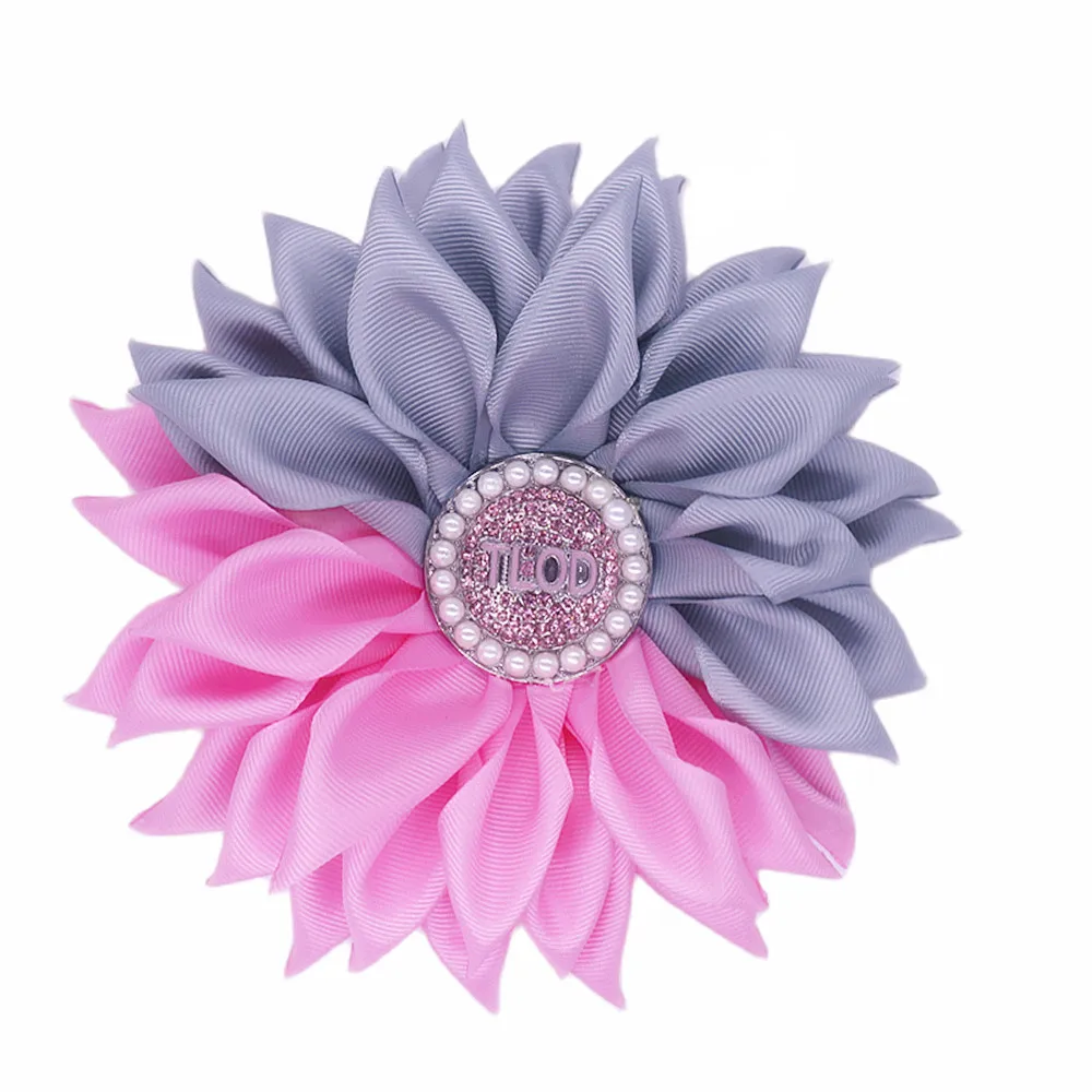 TLOD Sorority 1964 Years Sister Flower Brooch with Crystal