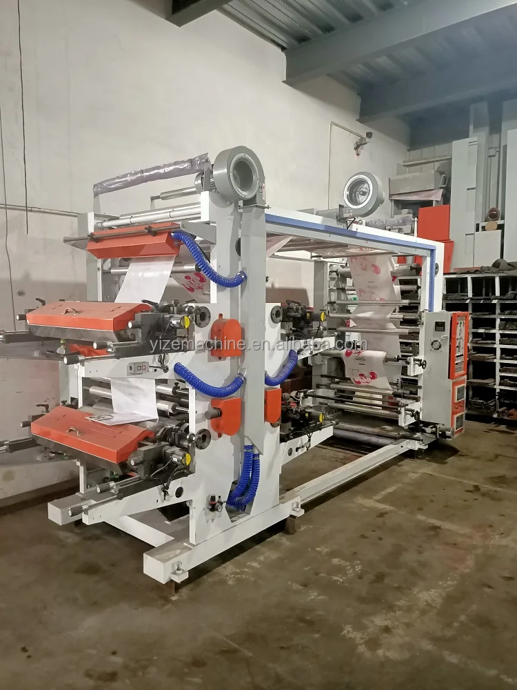 Mini 1-6 Colors Flexographic Roll to Roll Printing Machine
