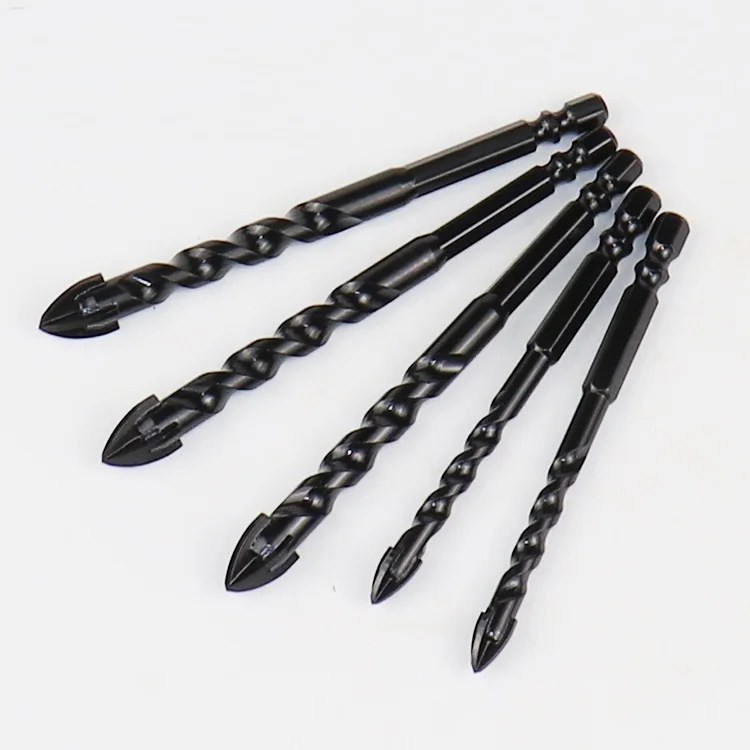 Multifunction Twist Drill Bit Hex Shank Carbide Tip Punching Drill Bits For Tile Masonry Metal