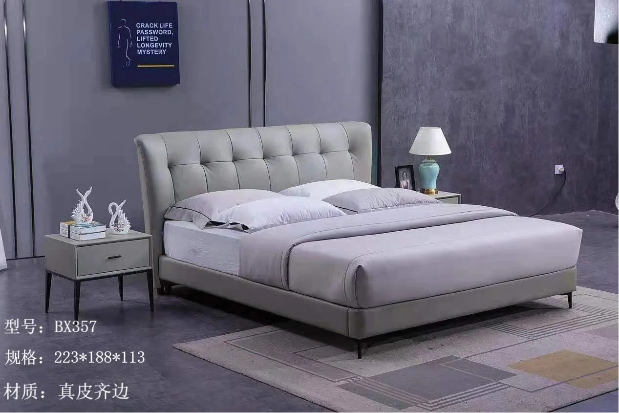 Super Comfortable Backrest Bedroom Technology Fabric Bed