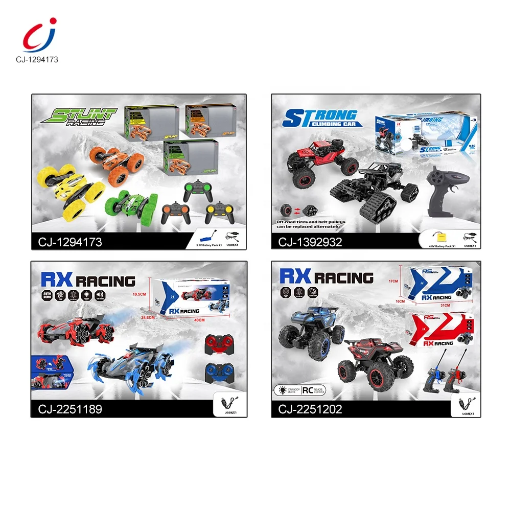 Chengji Juguetes Remote Control Double Side Stunt High Speed Rc Stunt Vehicle Car 360 Spin Electric Kids Double Roll Stunt Car