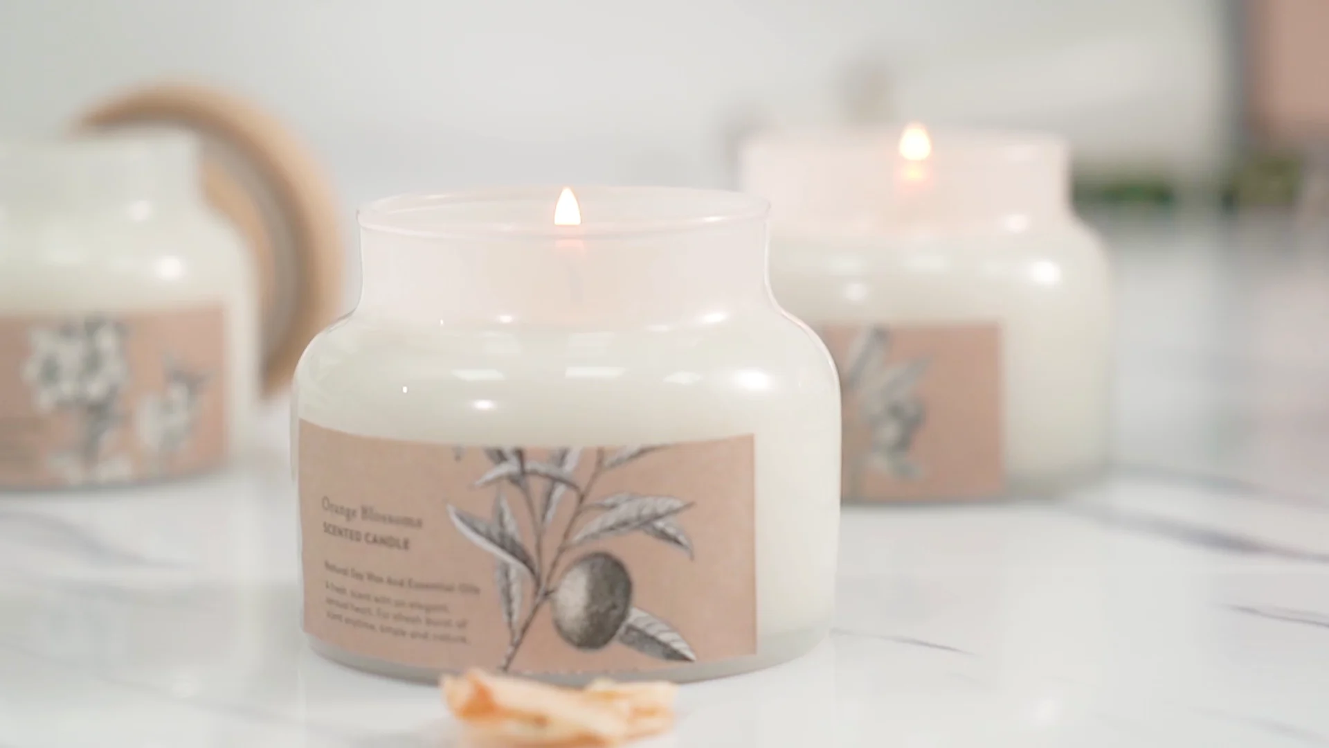 Garden Decoration Candles Natural Fragrance Candle Gift Sets Custom