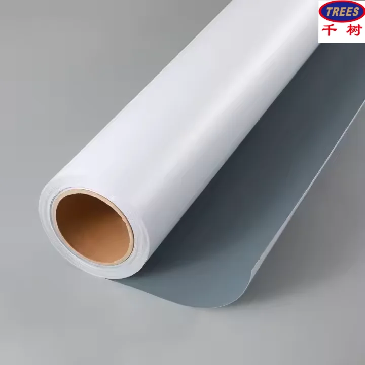 TREES Brand Model 350G Good Quality Customized Portable Promotion PET Roll up Banner Custom Film with Grey Back Poster Material