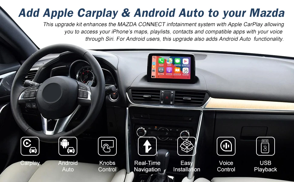 Road Top Upgrade Retrofit Kit Wireless Apple Carplay & Android Auto