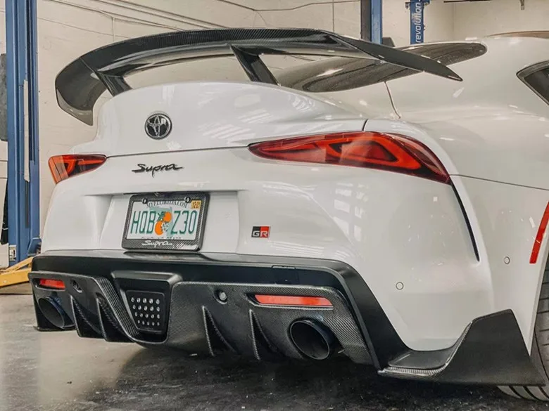Lip Difusor Saias Lado Spoiler Kit para Toyota A90 Supra foto 6