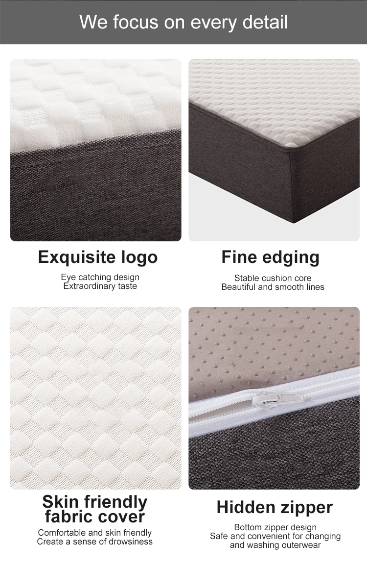 Hotel King Queen Size Mattress Natural Latex Memory Foam Mattress Roll