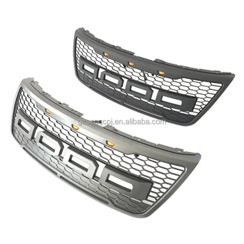 Front Bumper grille for Ford Explorer 2012-2016 Facelift Front Bumper LED grille Automotive Exterior  Car Accessories Body Kit