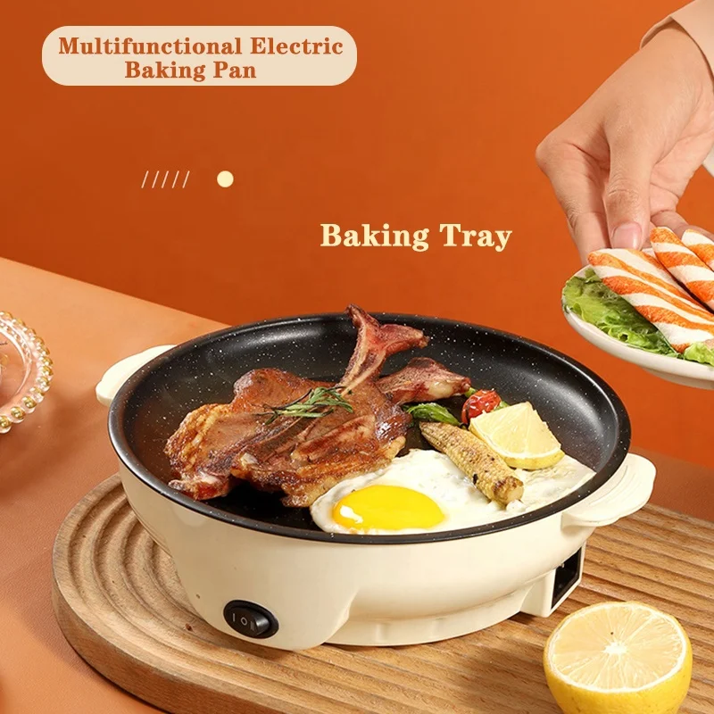 Mini Electric Non-stick Frying Pan Baking Tray Mini Electric Kitchen ...