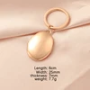 Oval rose gold