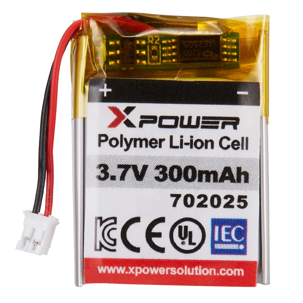 702025 3.7v 300mah