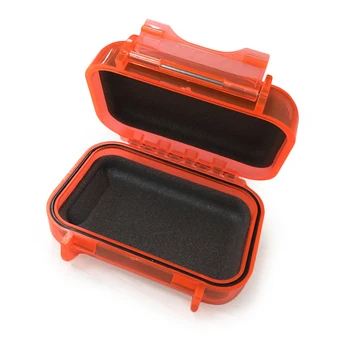 SoundLink Earphone Case BTE Hearing Aid Case Waterproof Hard Protective Box in Ear Monitor Storage Case for Bte, Cim (Orange)