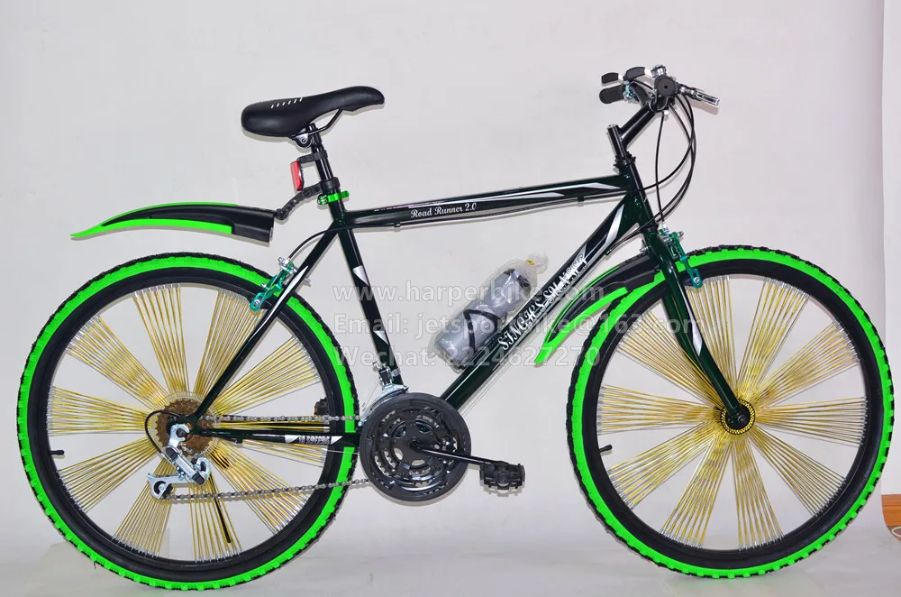 Unique Design Mtb Bicycle Mens Cycle Mountain Bike with 140 Spokes Wheels