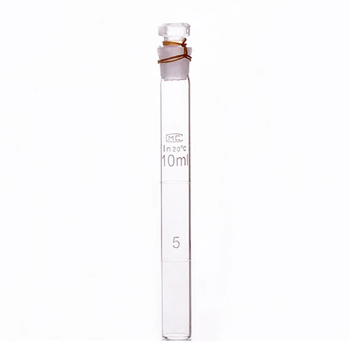 Tube Concentrateur En Verre Borosilicaté 10 Ml - Joint 19/22, Gradué 0-10 Ml - Pour évaporation Kuderna-Danish, Laboratoire