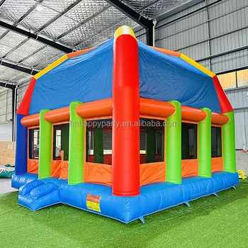 Farm large commercial PVC bounce house giant inflatable theme park with air blower for party rental equipment