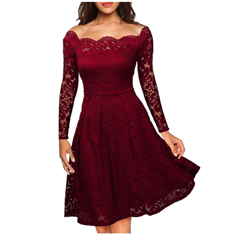white christmas dresses Long Boho Dresses with Belt Free shipping -PRETTY GARDEN – PRETTYGARDEN main image 0