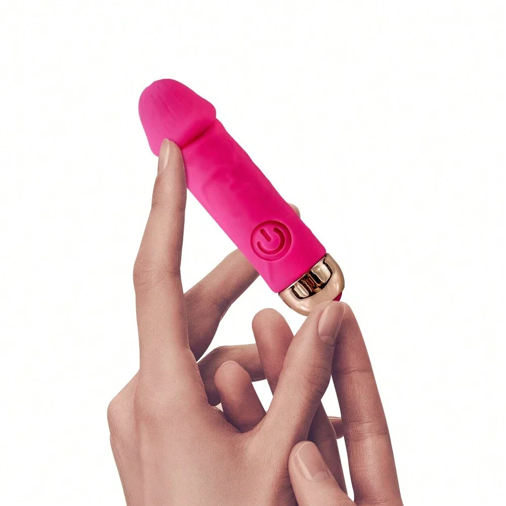 Vagina Clitoral Stimulator Female Sex Toys Silicone G Spot Realistic Dick Vibrating Bullet Mini Vibrator Dildo For Women Girl_voghion.com