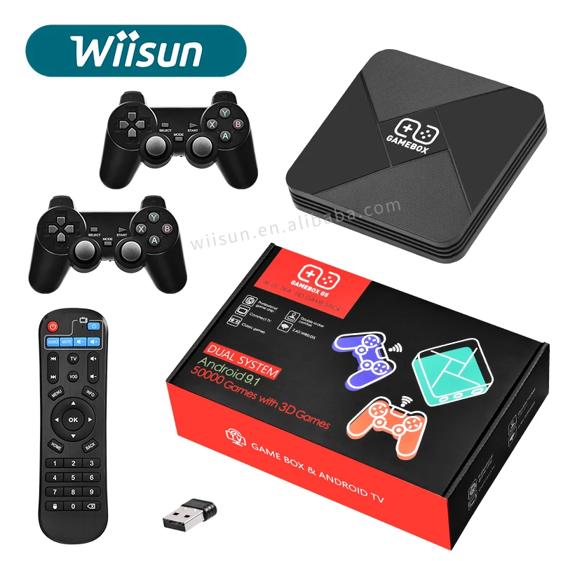 D G5 Game Box Hd 4k Super Console Video Gamebox 50+ Emulator 40000+ Retro  Games With Tv Box 9.1 Android System Wireless Control - Buy Video Game