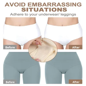 Private Stickers Camel Toe Silicone Invisible Self-Adhesive Seamless Underwear Swimming Pads Enhancers Yoga Sports