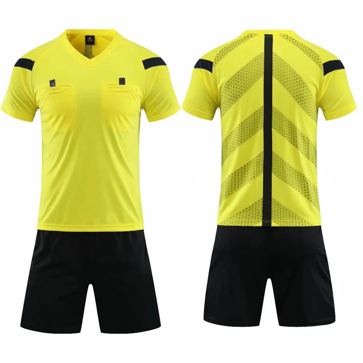 2022 Professional Referee Jersey Set Custom Adult Soccer Jersey