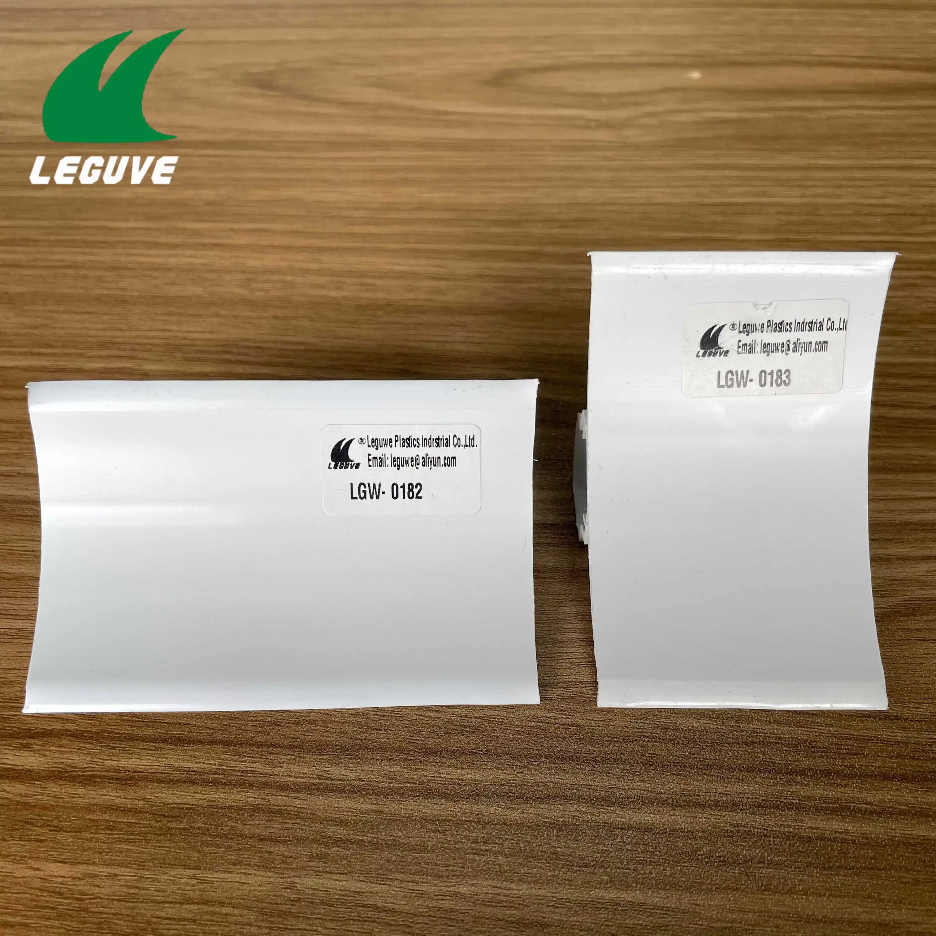 Leguwe Customizable  UPVC Tile Trim for Decoration Curved Wall Trim Strip PVC Tile Trim Plastic Strip