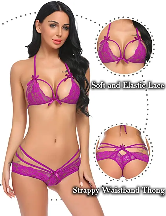 Polyamide Sexy Women Bras Red Erotic Sustainable Plus Size Transparent Bra