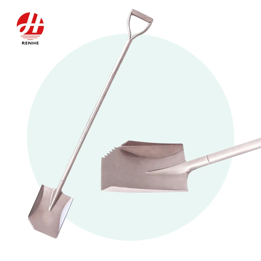 Hurtowa produkcja indywidualna z metali 50Mn stal węglowa, łopaty ogrodowe i rolnicze z rękojeścią metalową