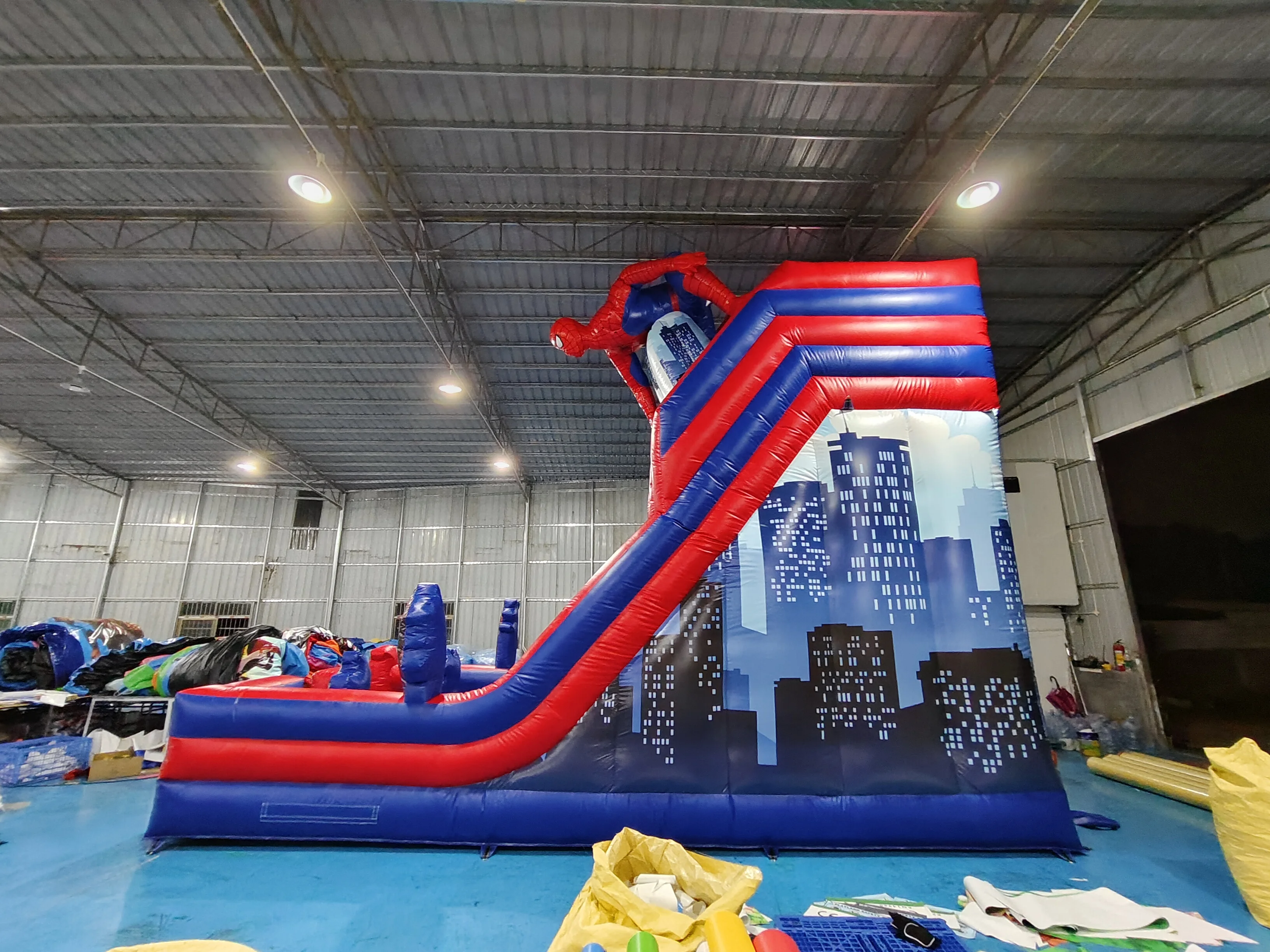 Custom Commercial PVC Inflatable Combo Outdoor Water Slide Pool Obstacle Course Inflatable Castle-for Fun and Games!