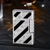 Intarsio a strisce di lusso in argento