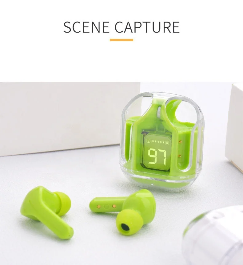 Китайские заводские цены, TWS наушники, Bluetooth наушники, маленькие Кристальные прозрачные сенсорные наушники-вкладыши с шумоподавлением
