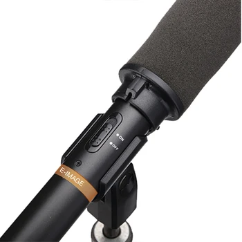 E-IMAGE PM-976 Hyper-Cardioid All Metal Professional No Jamming Condenser Shotgun Microphone detail image