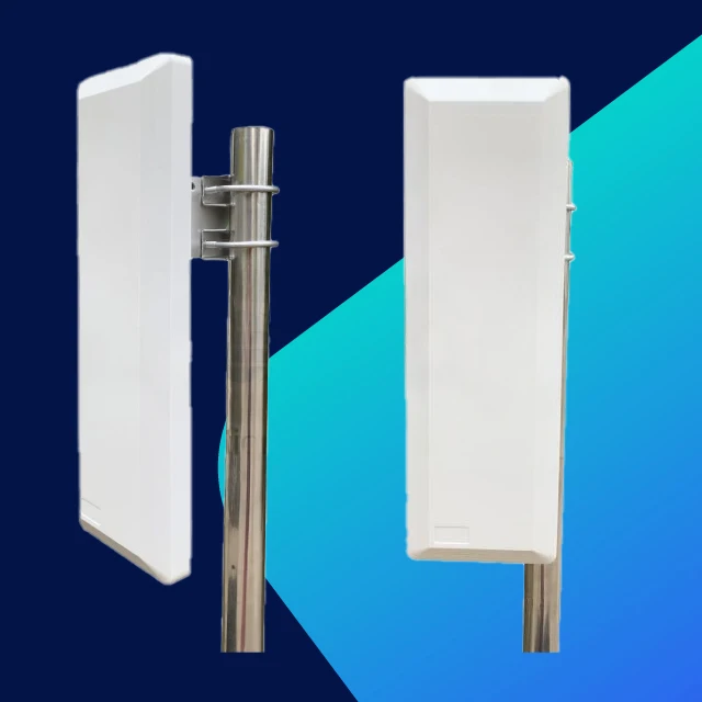 High Gain White 30mm Thin 5GHz 16dBi Sector MIMO Panel Antenna 90 Degree Dual Polarized Sector Antenna