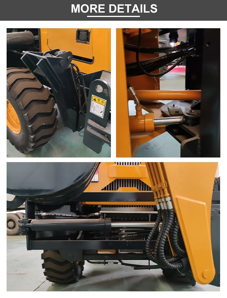 Free Shipping Backhoe Excavator Loader Tractor New  Mini Backhoe Loader 4x4 Wheel/Backhoe Loader