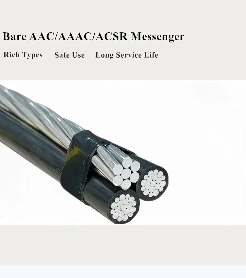 Aluminum Twisted Overhead Duplex Triplex Service Drop Cable Sizes