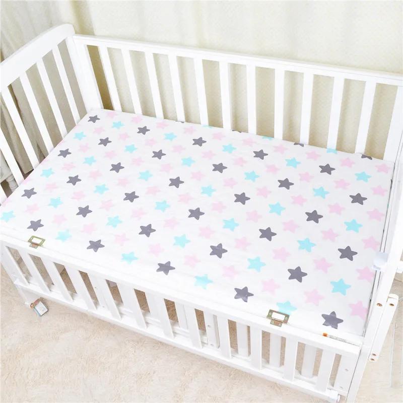 Anti dust Mite Terry Fabric Crib Waterproof Hospital Mattress Protector For Baby
