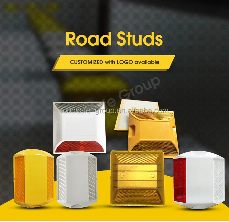 Highway Road Reflector Cat Eye Reflective Traffic Plastic Street Stud