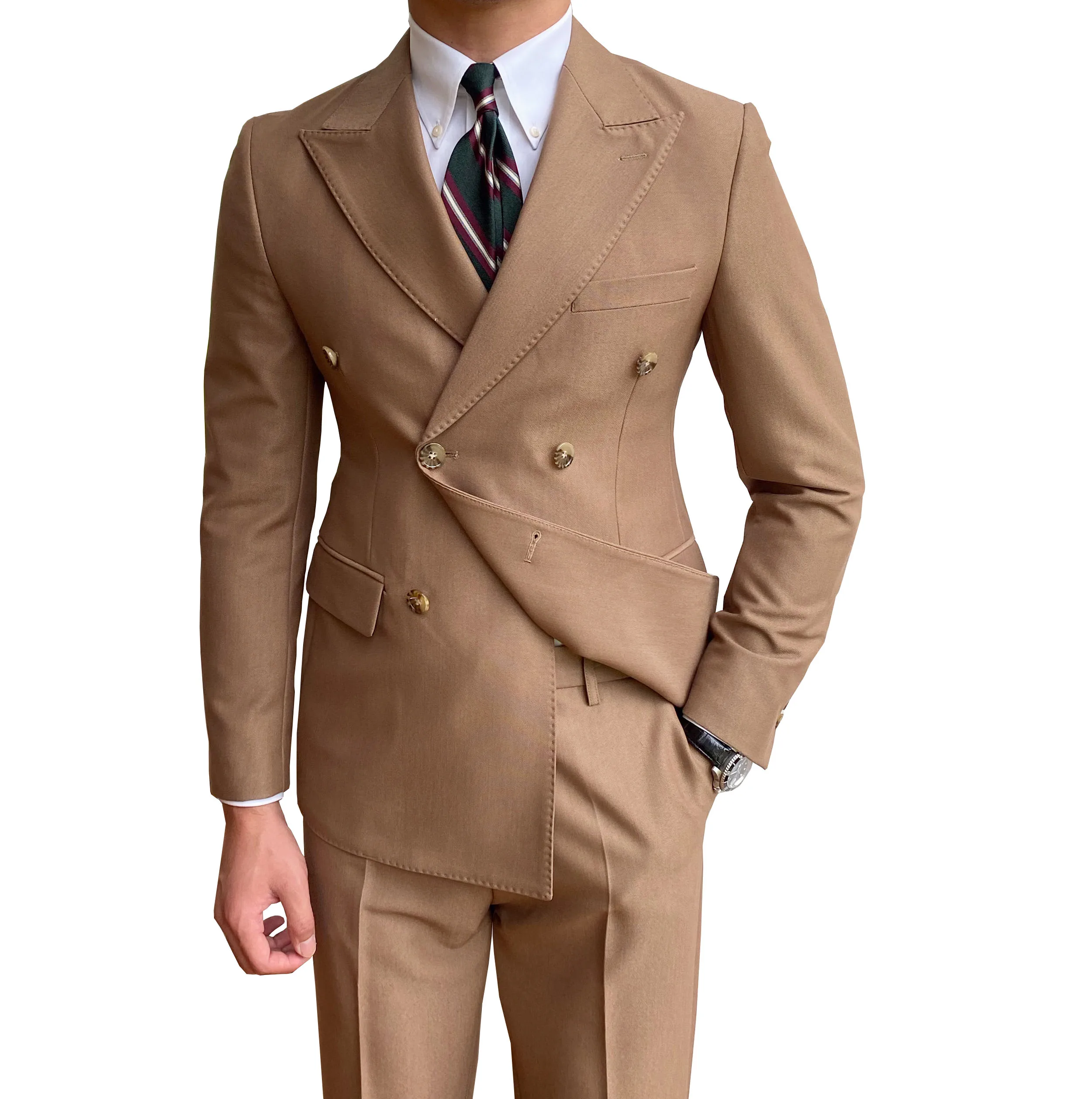 2024 Factory price (Jacket+Pants) Men Suit Slim Fit Wedding costume homme custom mens suit