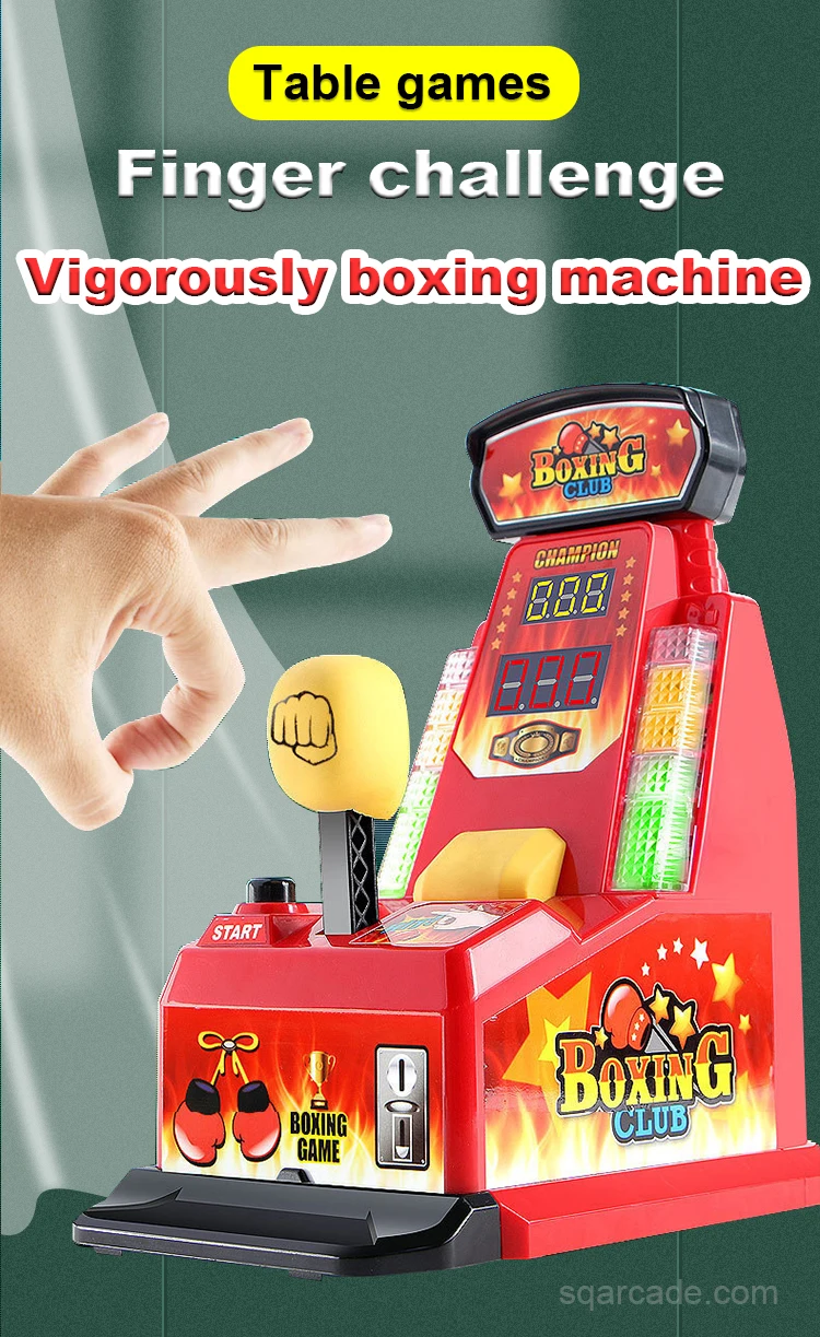 Mini Finger Boxing Mini Coin-Operated Finger Boxing Machine Toy for Kids