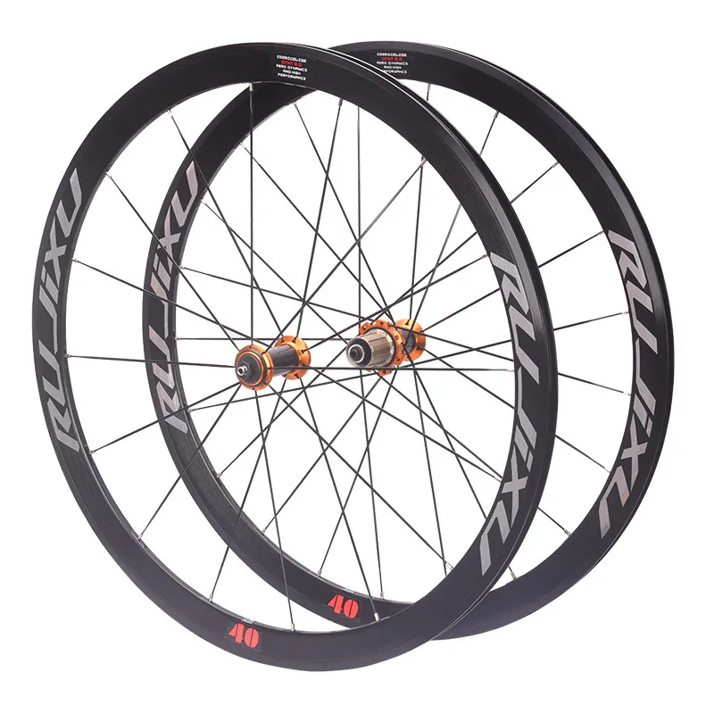 Set Ruote Bici Strada 700C - Cerchi In Lega 40/50mm, Freni C/V, Per 7-11 Velocità - Foto 4