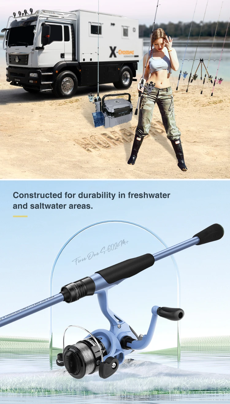 High Quality Oem 6 Colors 1.82m Length 2 Secton Ml Hard Carbon Fibre