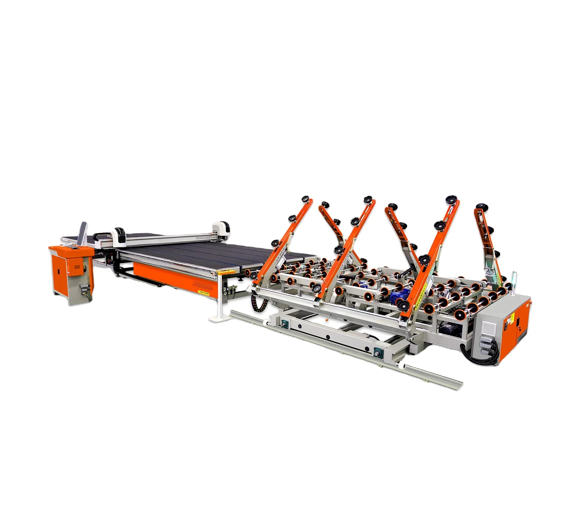 3829 CNC Glass Cutting Line with Low-E Automatic Film Removal Featuring Core Motor Engine & PLC Components