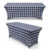 Checkered-Navy Blue