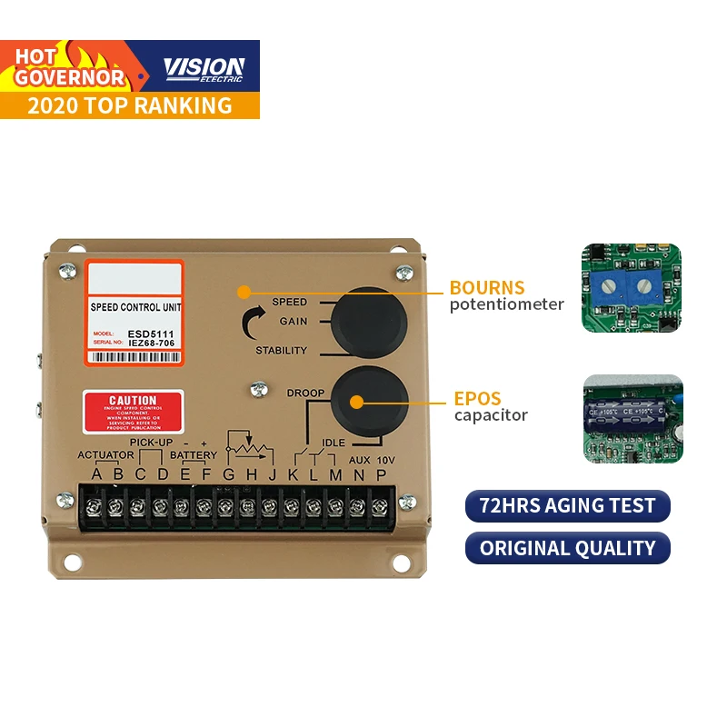 Speed Control Unit ESD5111 for Diesel Generator Electronic Governor